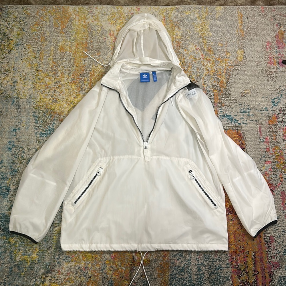 Unisex Adidas EQT Windbreaker (F/W 2016) quarter Zip Jacket Sz: XL